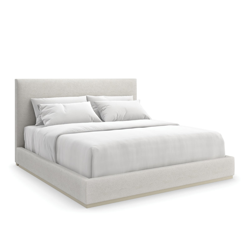 Boutique Upholstered Bed, Cream, Queen