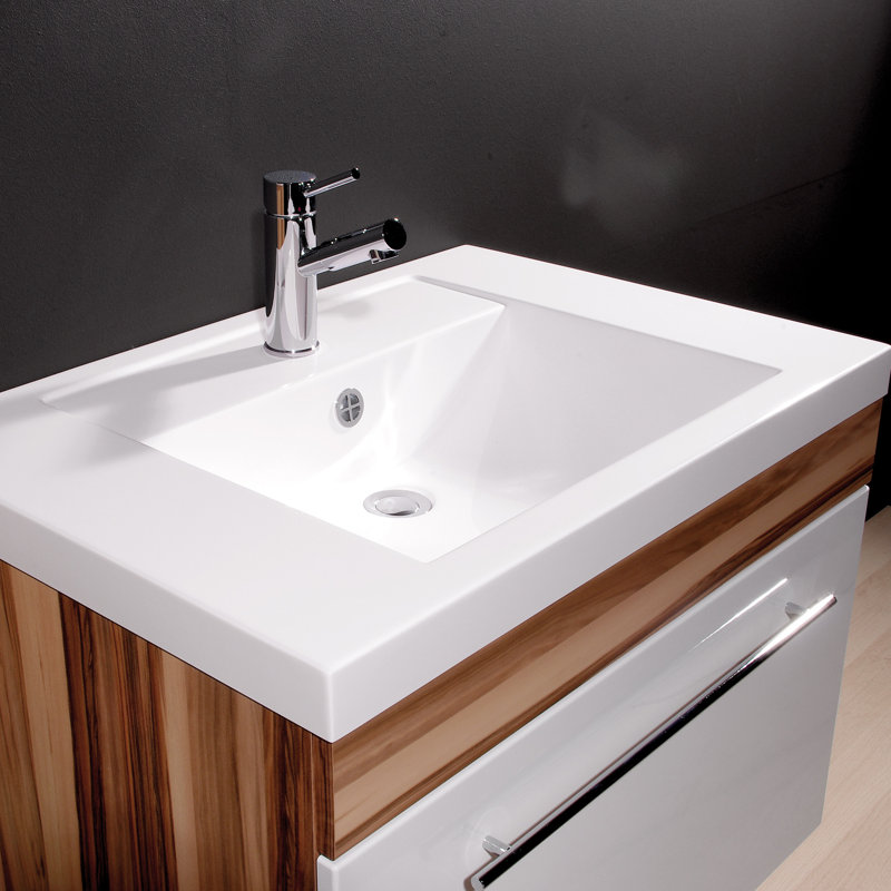 Impuls Bathroom Storage, White/Baltimore walnut replica