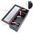 Black Wine Bottle Gift Box with Metal Latch