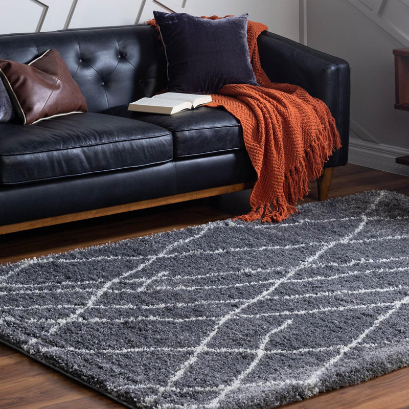 Striped Indoor Rug, Rectangle 7'1" x 10'