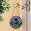 OrnateFloralCircularDesign vitrail pour fenêtre-1288375075