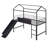 Metal House Bed With Slide