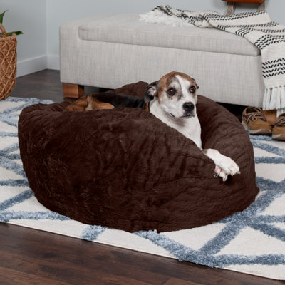 Round Orthopedic Memory Foam Pet Bed