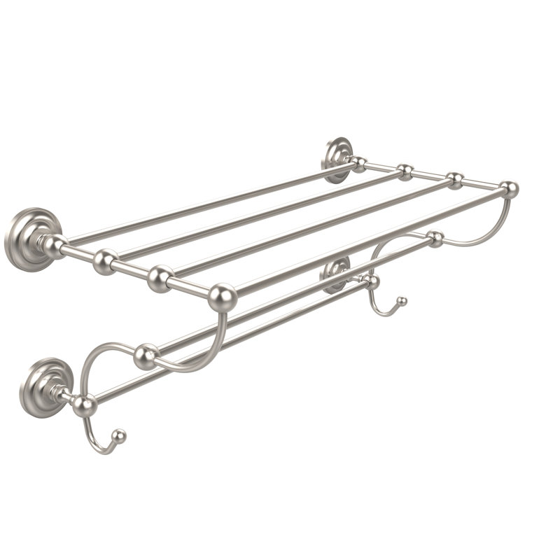 Jhene Metal Bracket Shelf, Brushed Bronze, 12" H x 36" W x 14" D