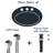 2-handle Bathroom Faucet with Drain Assembly-68893767