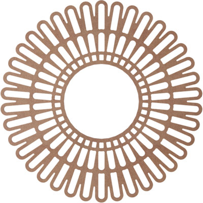 Médaillon de plafond 24 "x 24" x 8 7/8 "x T 1/4" Cornellius