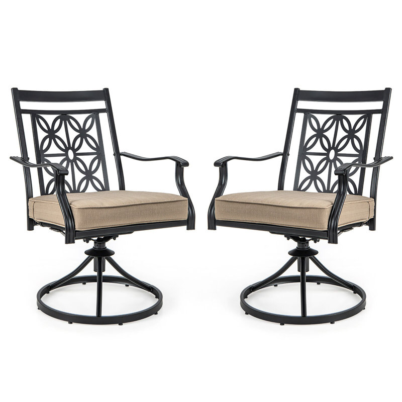 Chaise de salle à manger avec coussin Dejhana