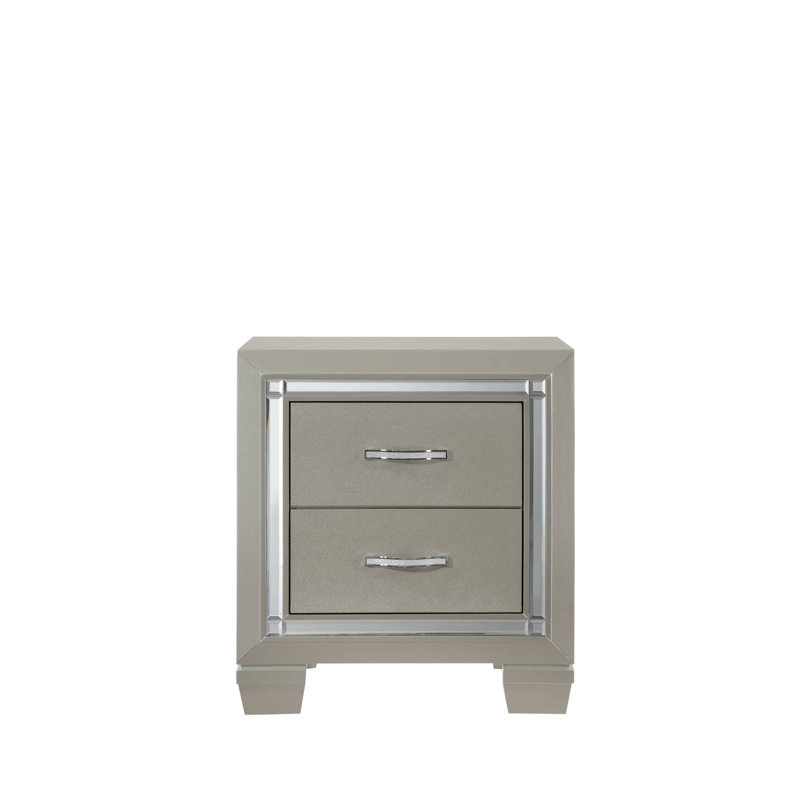 Table de chevet 2 tiroirs Toth
