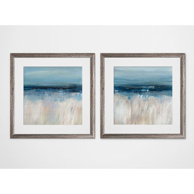 « on the severn », ensemble de 2 reproductions encadrées