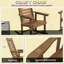 Chaises à haut dossier et chaises berçantes d'extérieur 2 pièces-1116570961