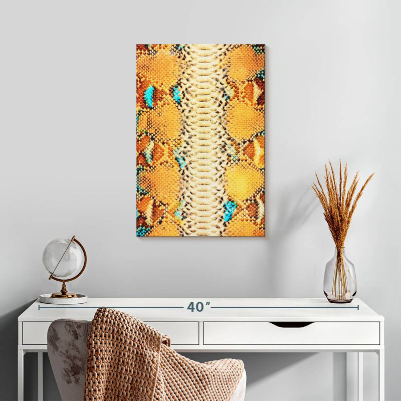 Brampt Python Snake Skin, 24" H x 16" W
