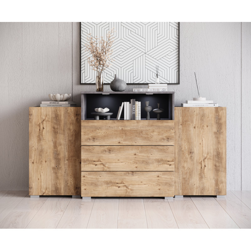 Sideboard Walnut River, Brown