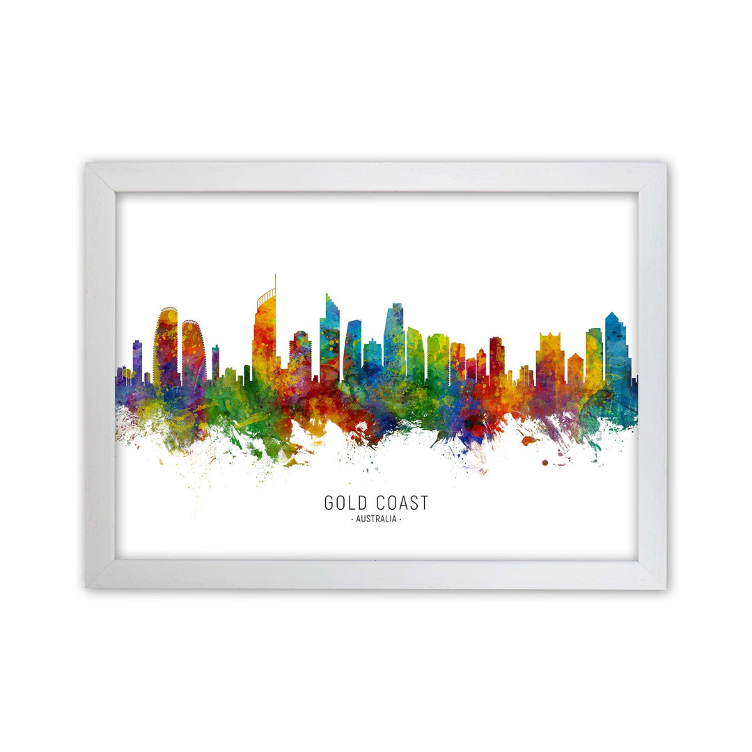 Gold Coast Australia Skyline by Michael Tompsett - Print