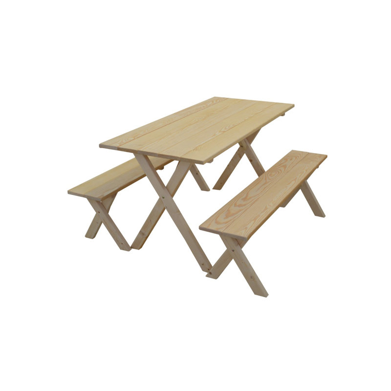 Table de pique-nique d'extérieur Burdene