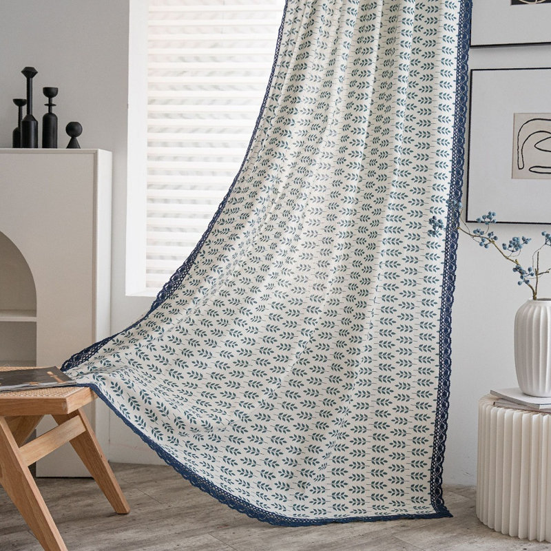 Rideaux en coton 1 paire Hindorff, 59 po x 63 po
