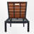 Acacia Wood & Metal Outdoor Reclining Chaise Lounge Chair With Wheels-819472134