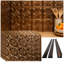 Ensemble de dosseret Savannah 18 po x 24 po - 5 tuiles, 2 garnitures en J et 1 garniture d'angle intérieure-129681275