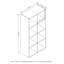 Anzalone 120.4cm H x 61cm W Cube Bookcase-102882614