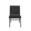 Ensemble de 4 chaises de salle à manger en tissu avec pieds en fer Liana, siège élégant et peu encombrant pour les maisons modernes Liana.-695211996