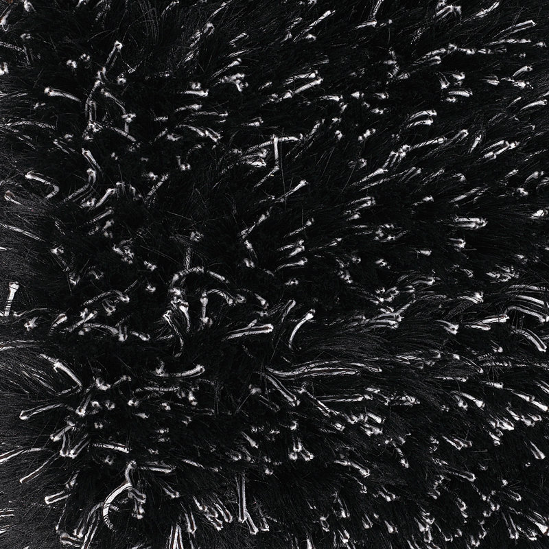 Dior Brown Area Rug, Rectangle 9' x 13', Black and Gray