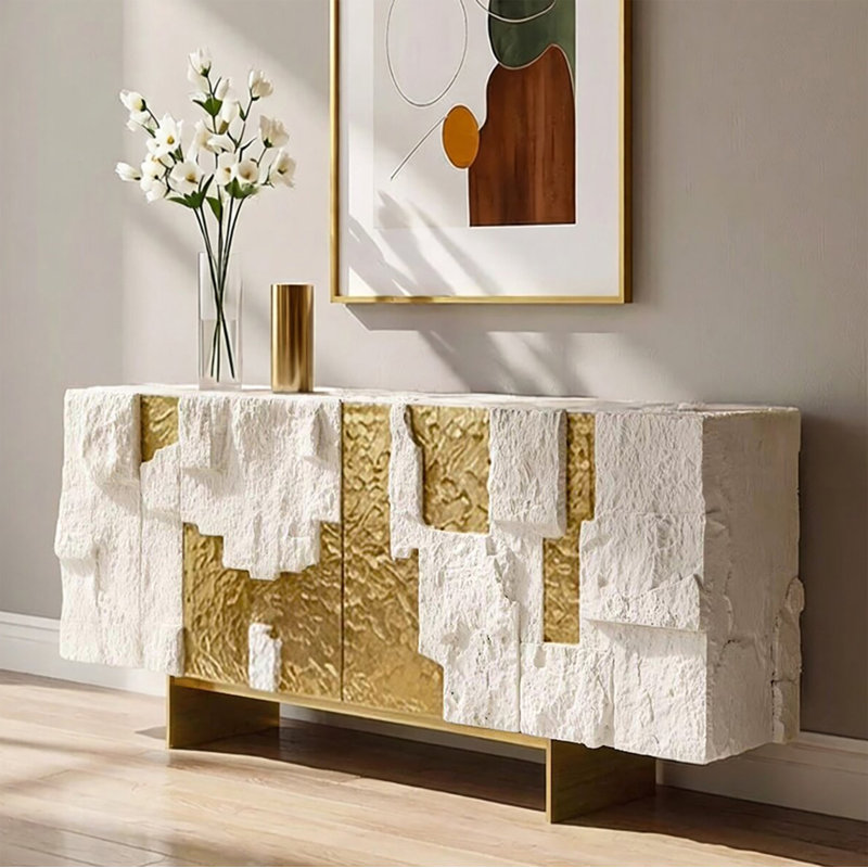 Armoire d'entrée de luxe, 35.43" H x 70.86" W x 15.75" D