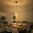 1-light Handwoven Rattan Cone Pendant