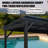 6.5 x 12 FT Hardtop Grill Gazebo-105823084