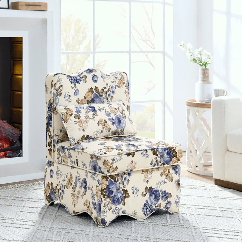 Flannel single dining chair with soft seat