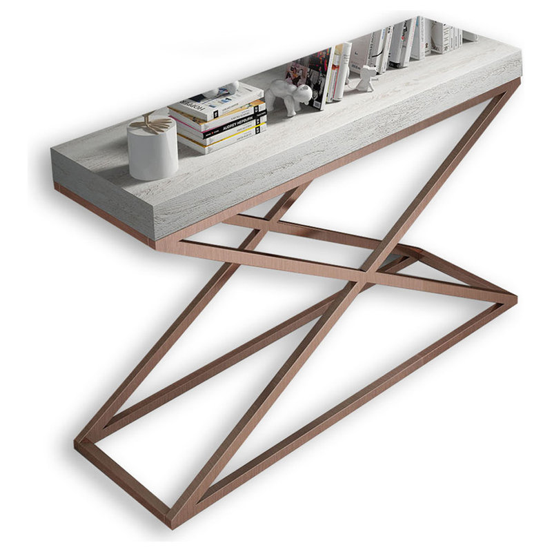 Saphire Console Table, 29.5" H x 31.25" W x 15.6" D