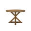 Table de salle à manger de conception contemporaine au fini chêne vieilli