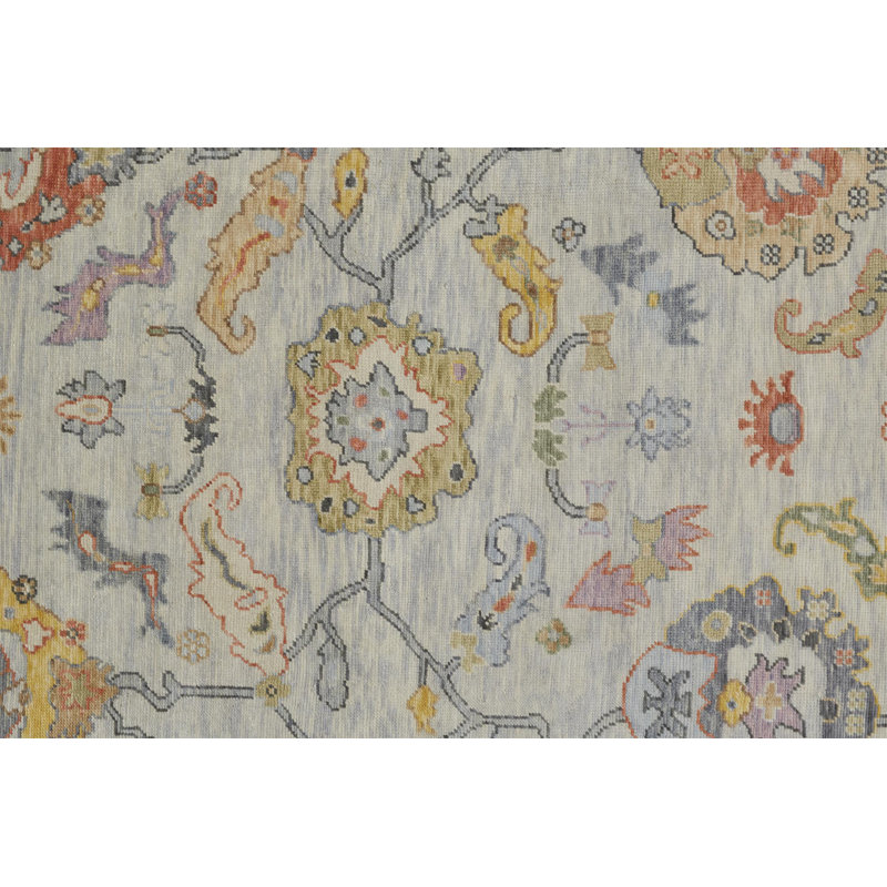 Lillie-Jai Performance Wool Floral Indoor Rug, Runner 2'6" x 8'