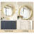 Puttnam Modern Round Bathroom Mirror with 2" Aluminum Alloy Frame, Shatter-proof Film, French Cleat Mounted-1309225587-1309225588