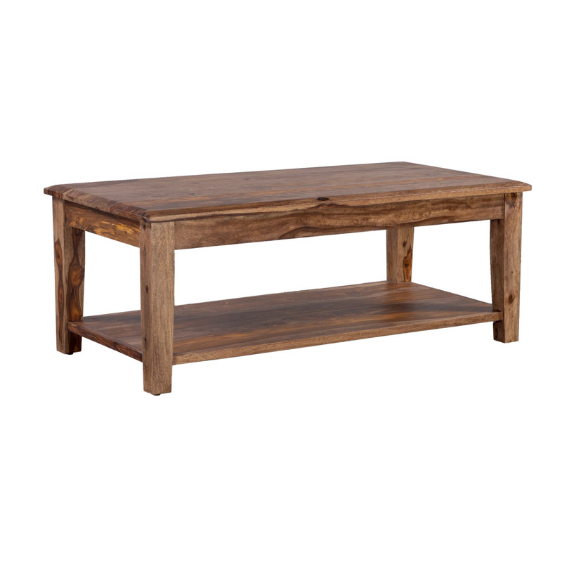 Clermont Solid Wood Single Coffee Table