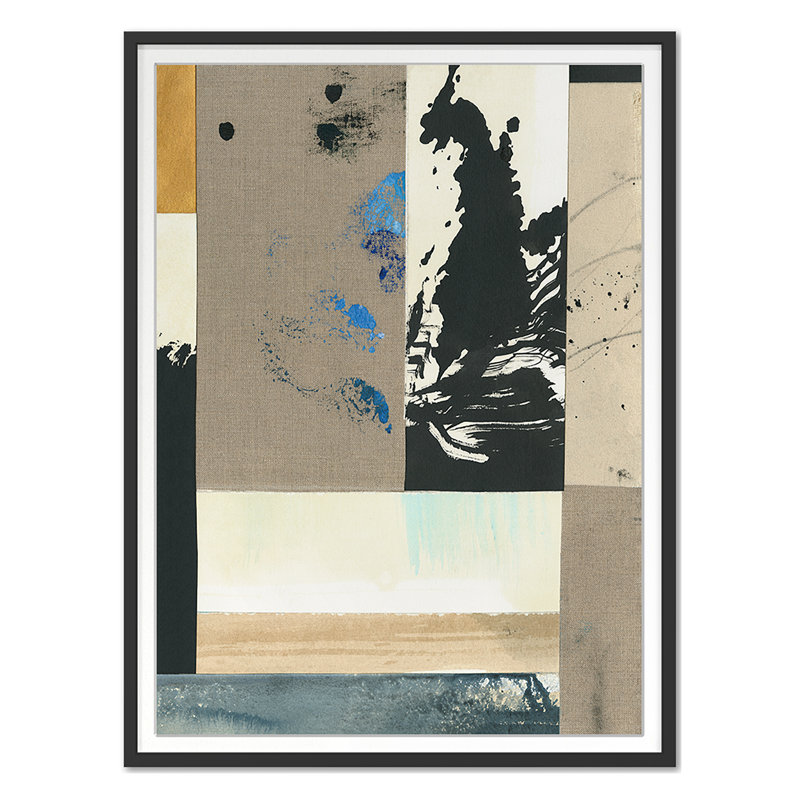 Assemblage 1 Print by Ngo, PC, Black Single Picture Framed, 44'' H x 33'' W