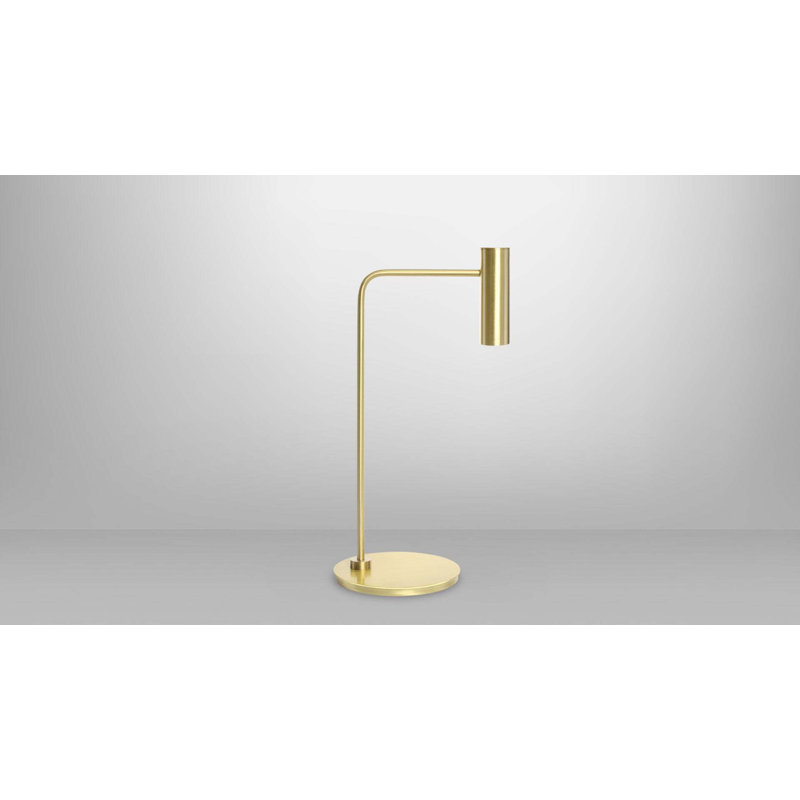 Lampe de table Heron, Laiton satiné