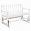 Banc oscillant en bois Geroline