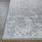 Ouzts Floral Slate Blue Oyster Performance Area Rug-19167518