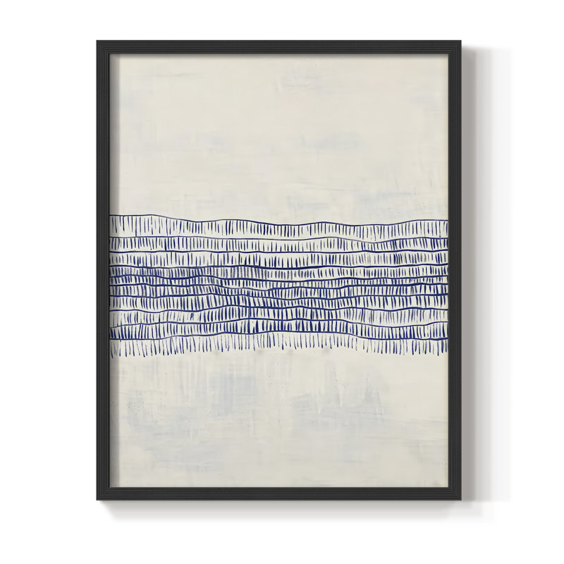 Abstrait, impression encadrée CDLxxv - prête à être accrochée - fabriquée aux États-Unis, H 29 po x l 23 po, Noir