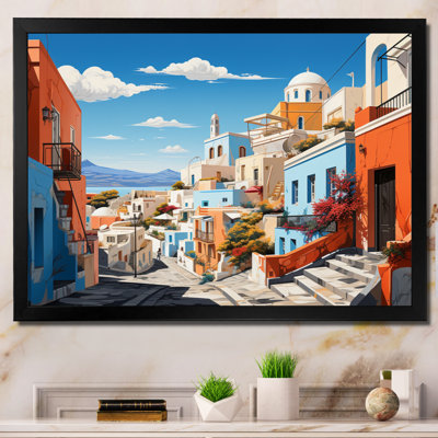«City Athens Popart III», reproduction sur toile