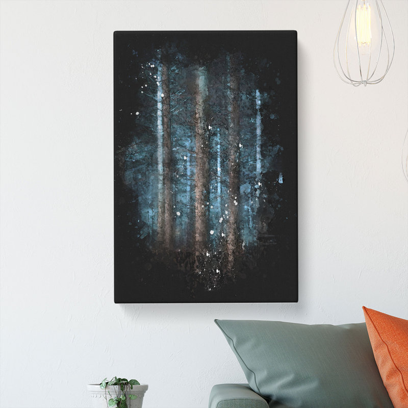 Evening Forest - Wrapped Canvas Print, 76cm H x 50cm W x 3cm D