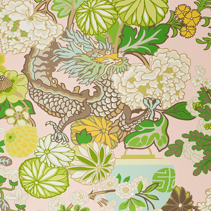 Chiang Mai Dragon Wallpaper, Blush