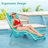 Ergonomic In-Pool and Patio Aquawave Chaise Lounges with Woodgrain Design and Anti-Drift Base-1837595247