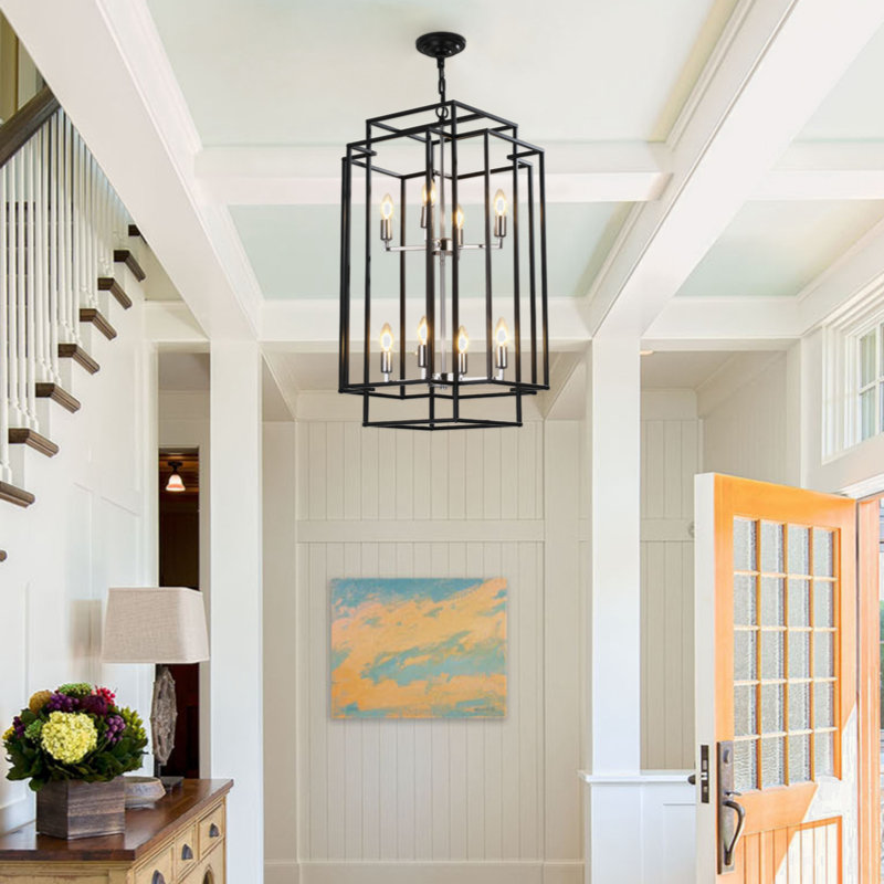Novelty Ceiling Light, Black & Silver