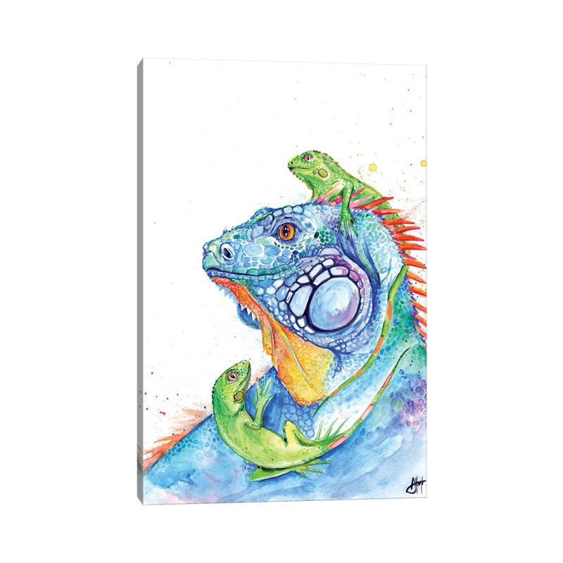 Décoration murale pour enfants Here Be Dragons, Toile tendue, H 48 po x l 32 po x P 1,5 po