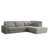Light Beige Grey Polyester/Chenille