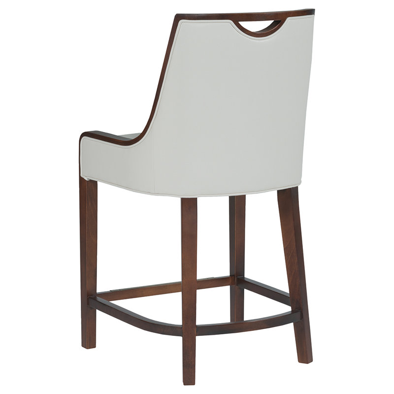 Tabouret de comptoir 26,5 po Anthony, 9508 Poplpropylène / oléfine gris anthracite, Montego Bay