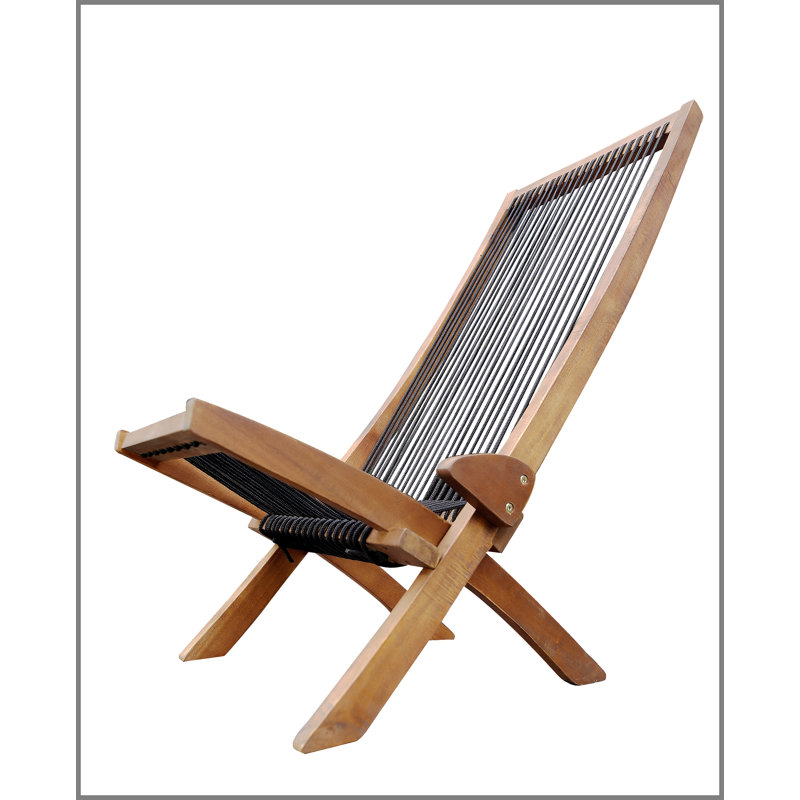 Chaise pliante en bois