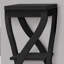 Table d'appoint, côté, bout, support à plante, carré, salon, chambre à coucher, stratifié noir, transitionnel-1954667829