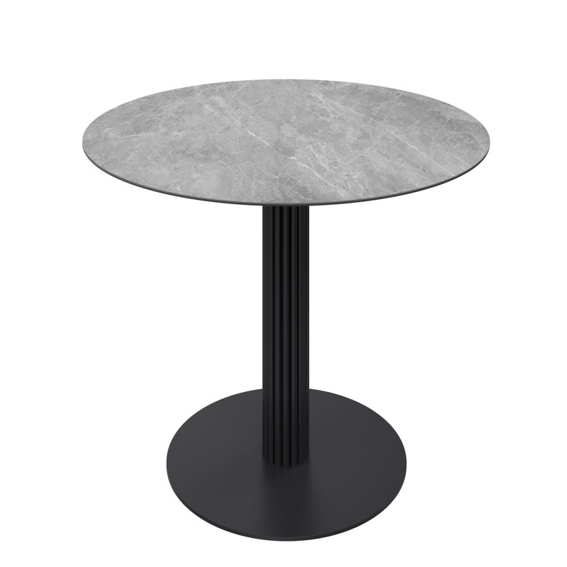 Chaquan Dining Table with Stainless Steel Base