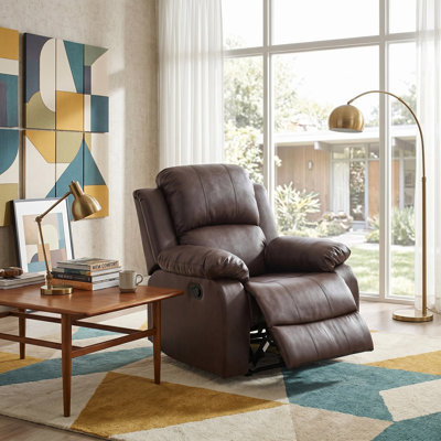 Fauteuil de repos manuel en cuir Rova Vegan (1 pièce)